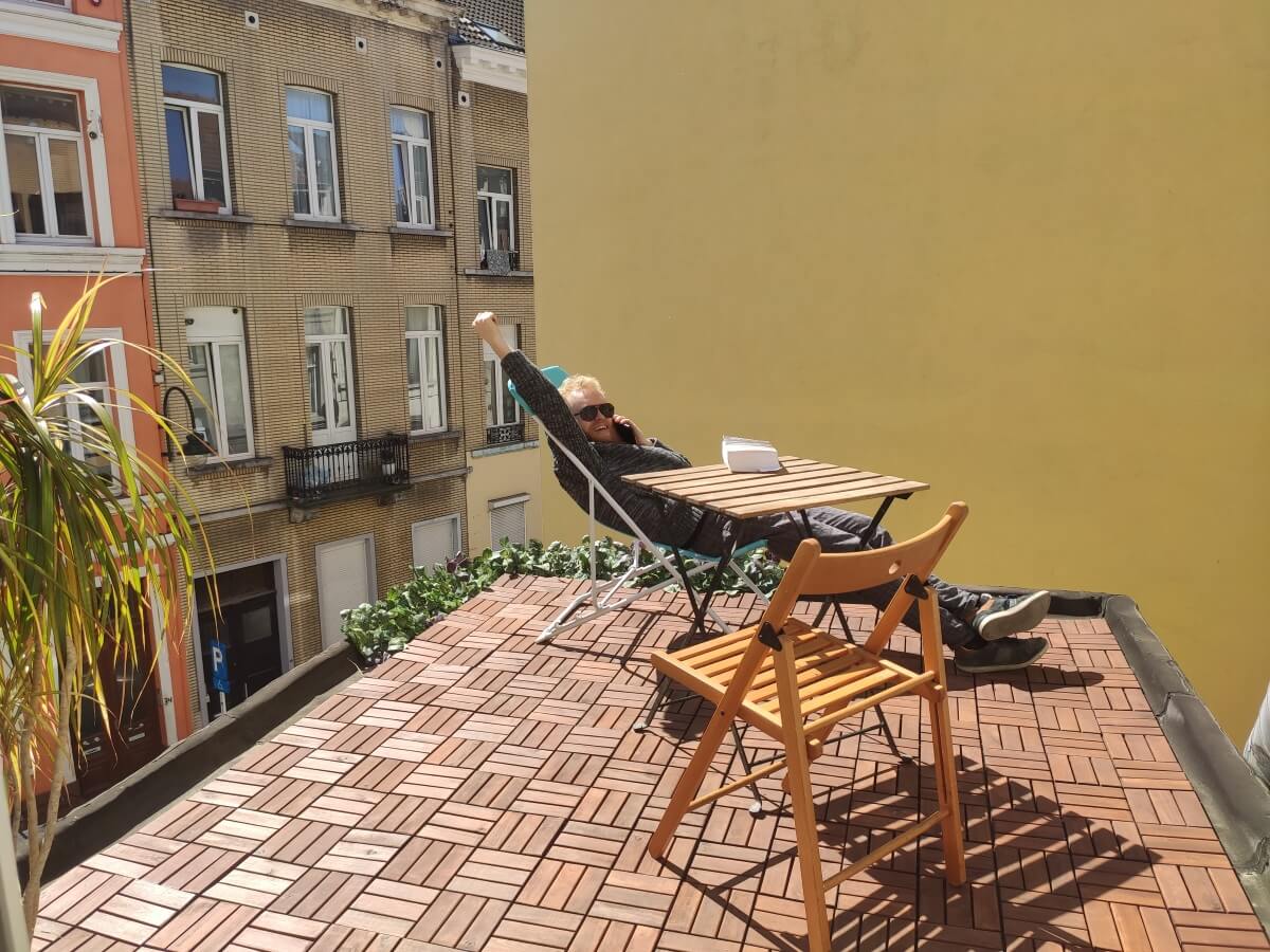 coworking with rooftop in brussels belgium